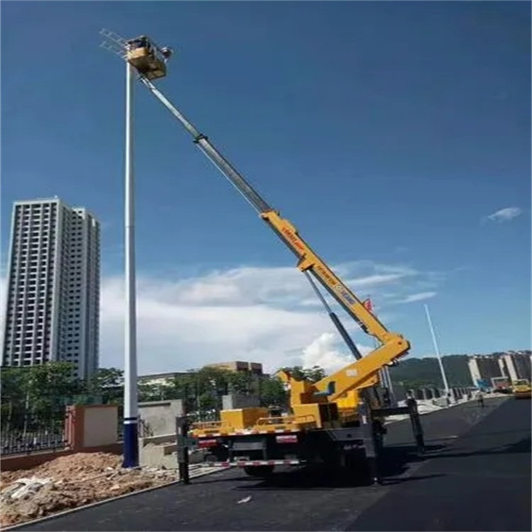 盐城维修路灯的曲臂升降车出租